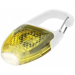 Odblaskowy karabińczyk z diodą LED