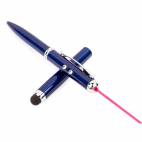 Wskaźnik laserowy, lampka LED, długopis, touch pen V3459-04