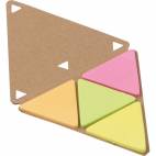 Zestaw do notatek "trójkąt", karteczki samoprzylepne V2985-16