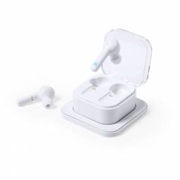Bezprzewodowe słuchawki douszne, ładowarka bezprzewodowa 5W V0164-02